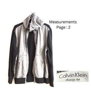 Calvin Klein Classic Fit Lightweight Jacket Sz: L / Gray Outdoor Streetwear Coat